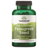 Swanson Full Spectrum Fenugreek Seed 610mg - 90 Capsules